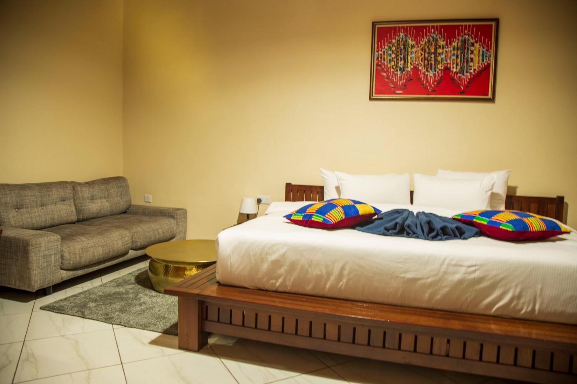 The Haven Boutique Hotel คูมาซี ภายนอก รูปภาพ